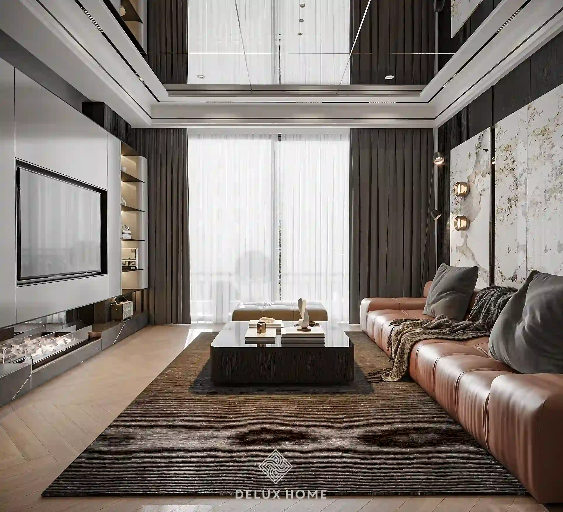 Thiết kế nội thất phòng khách chung cư đẹp