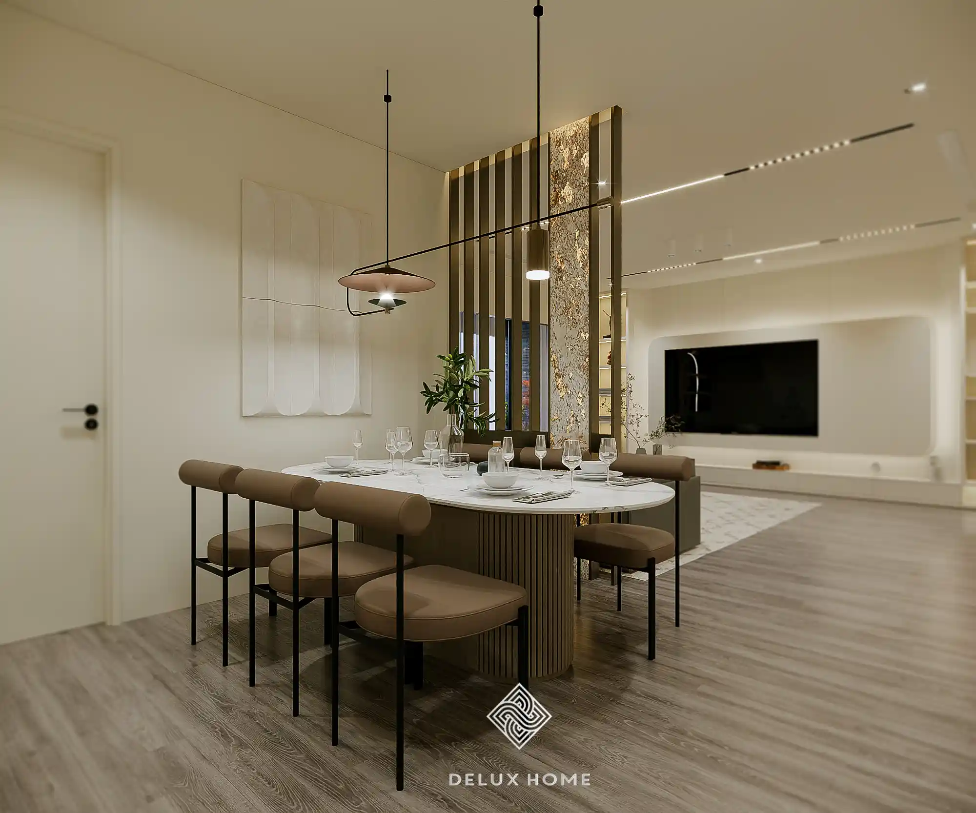 thiết kế phòng khách chung cư đơn giản