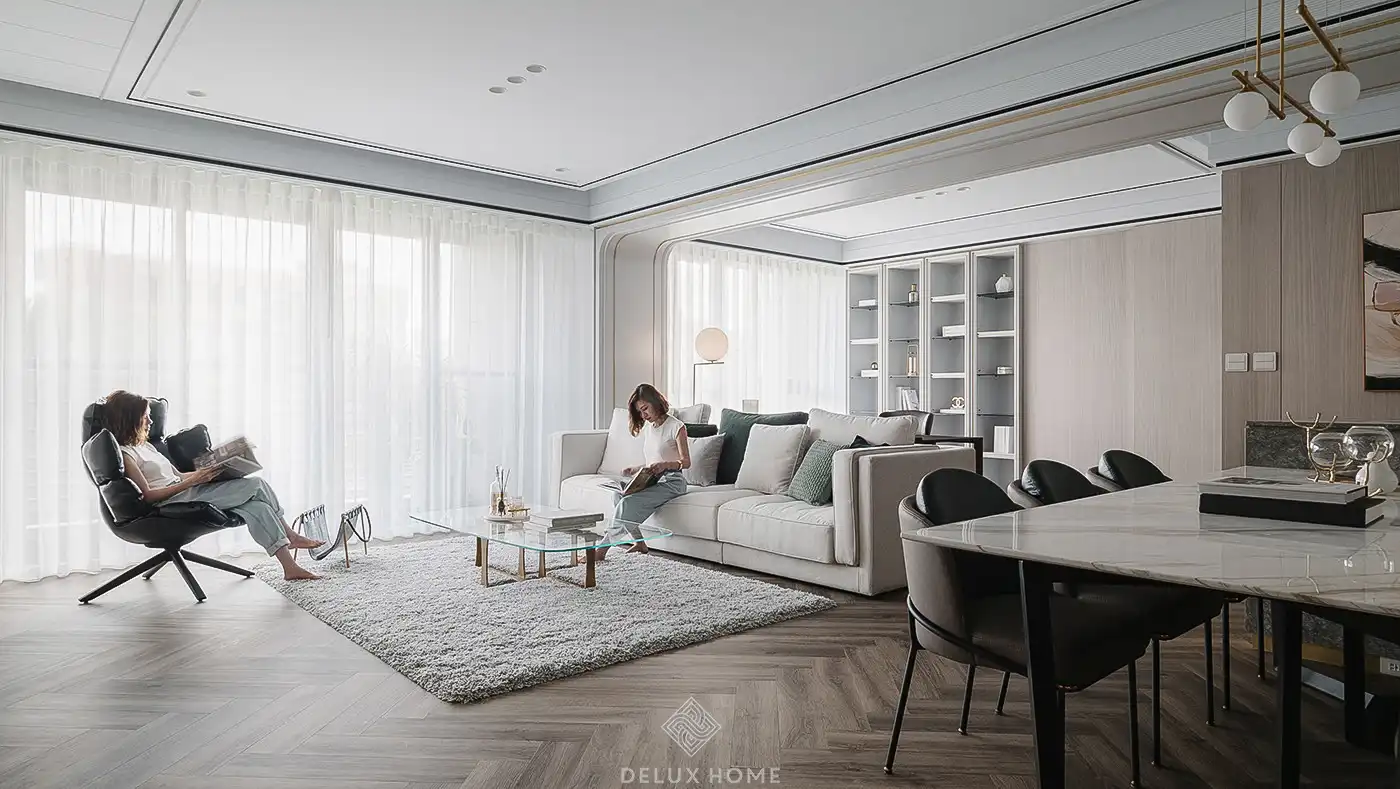 Dự án thi công chung cư metropolis - chị thu - phòng khách