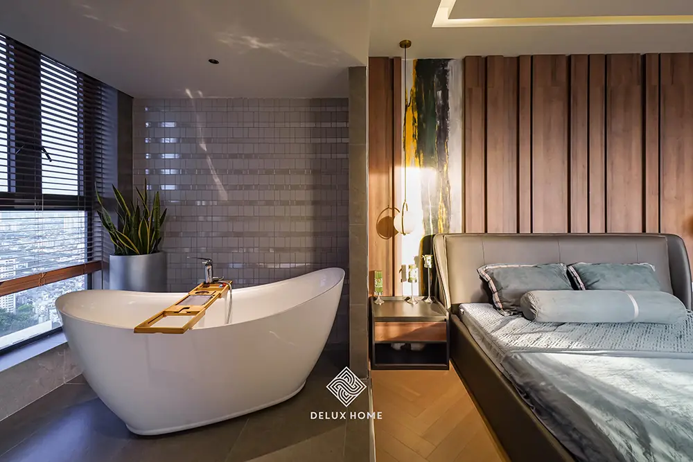 Dự án thi công biệt thự duplex the pride - anh dũng - phòng ngủ con trai