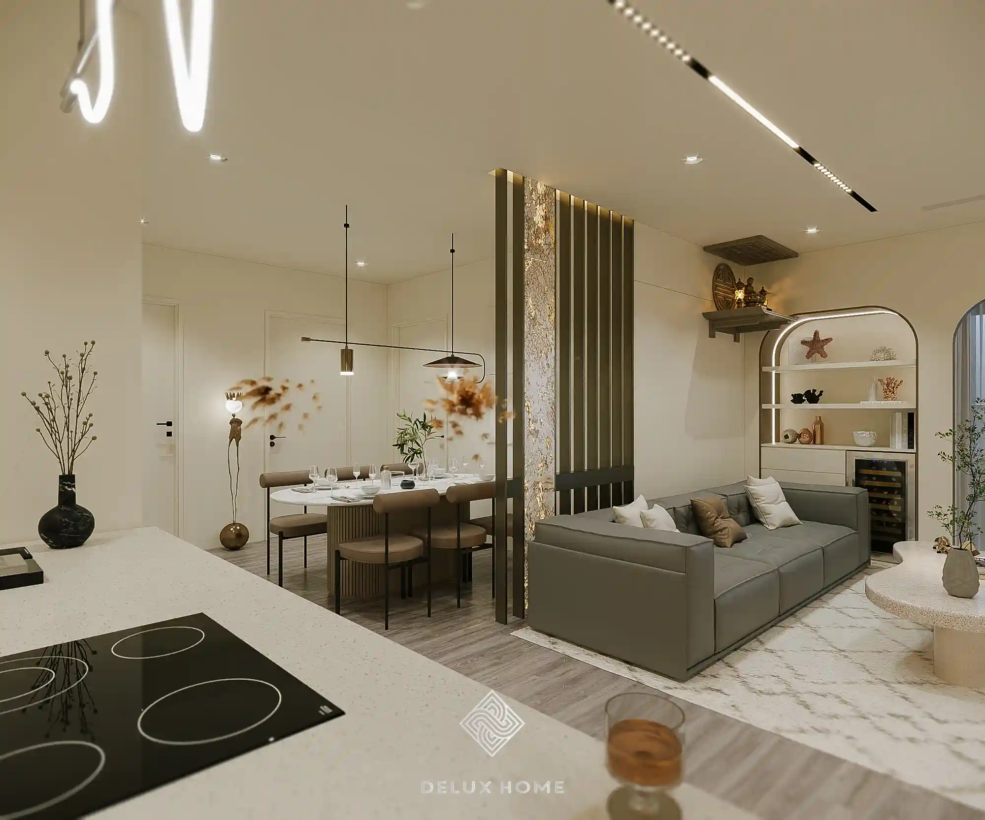 Nội thất chung cư nhỏ 50m2