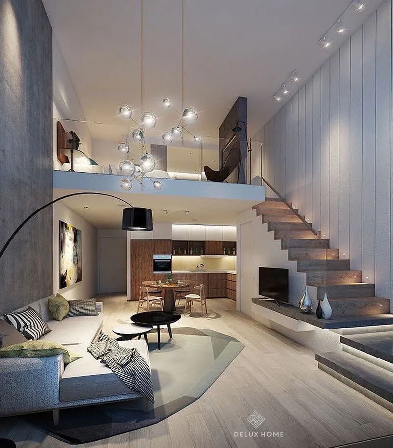 Thiết kế căn hộ 30m2 2 phòng ngủ
