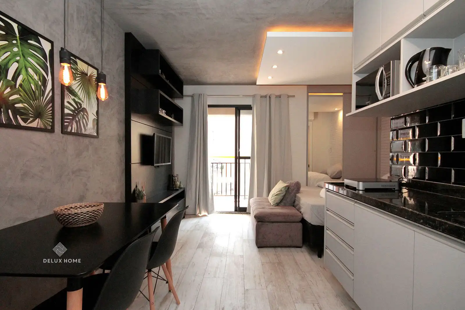 Thiết kế căn hộ 30m2 2 phòng ngủ