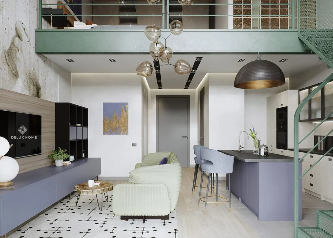 Thiết kế căn hộ 30m2 2 phòng ngủ