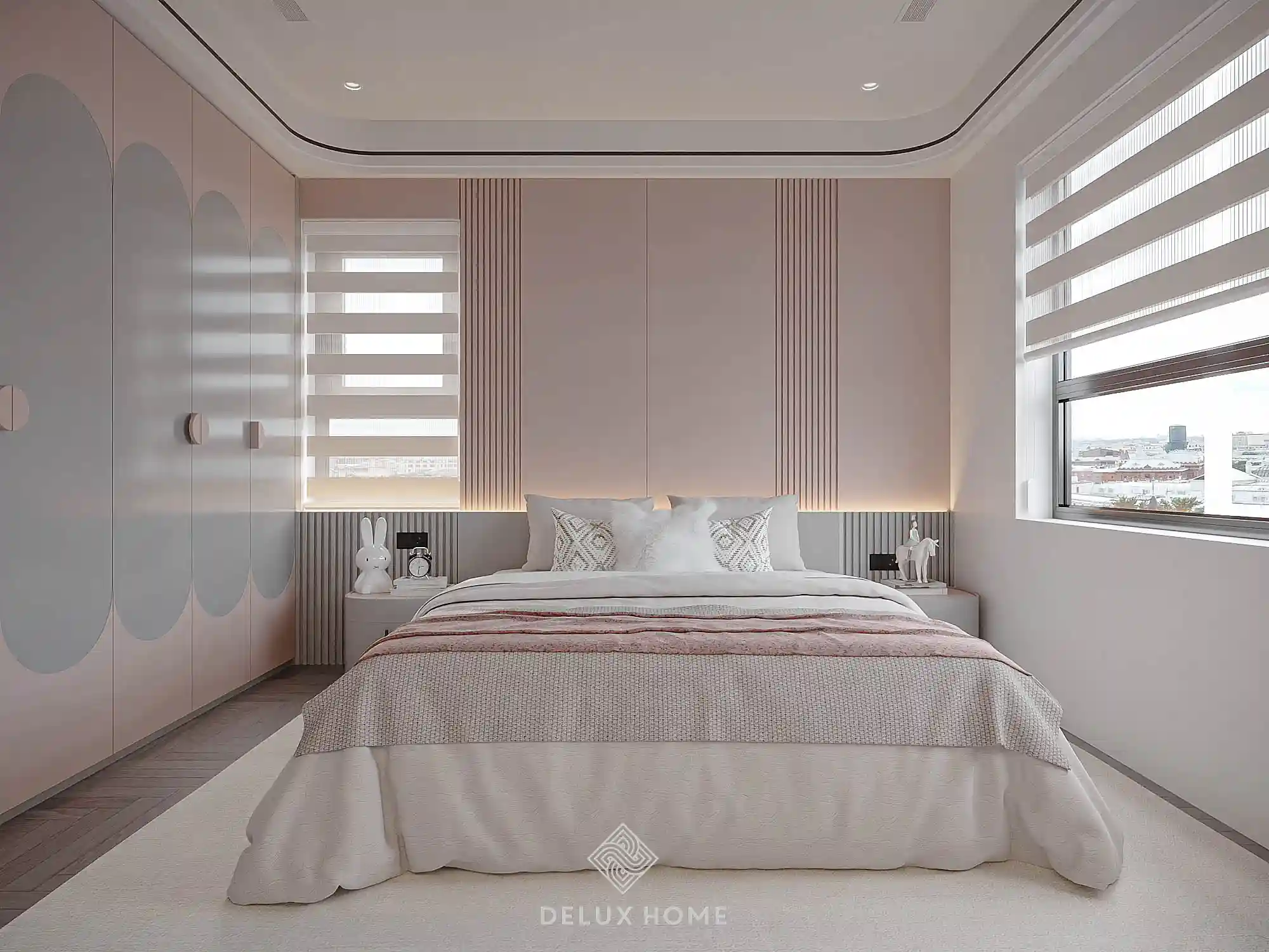 Thiết kế căn hộ chung cư 55m2
