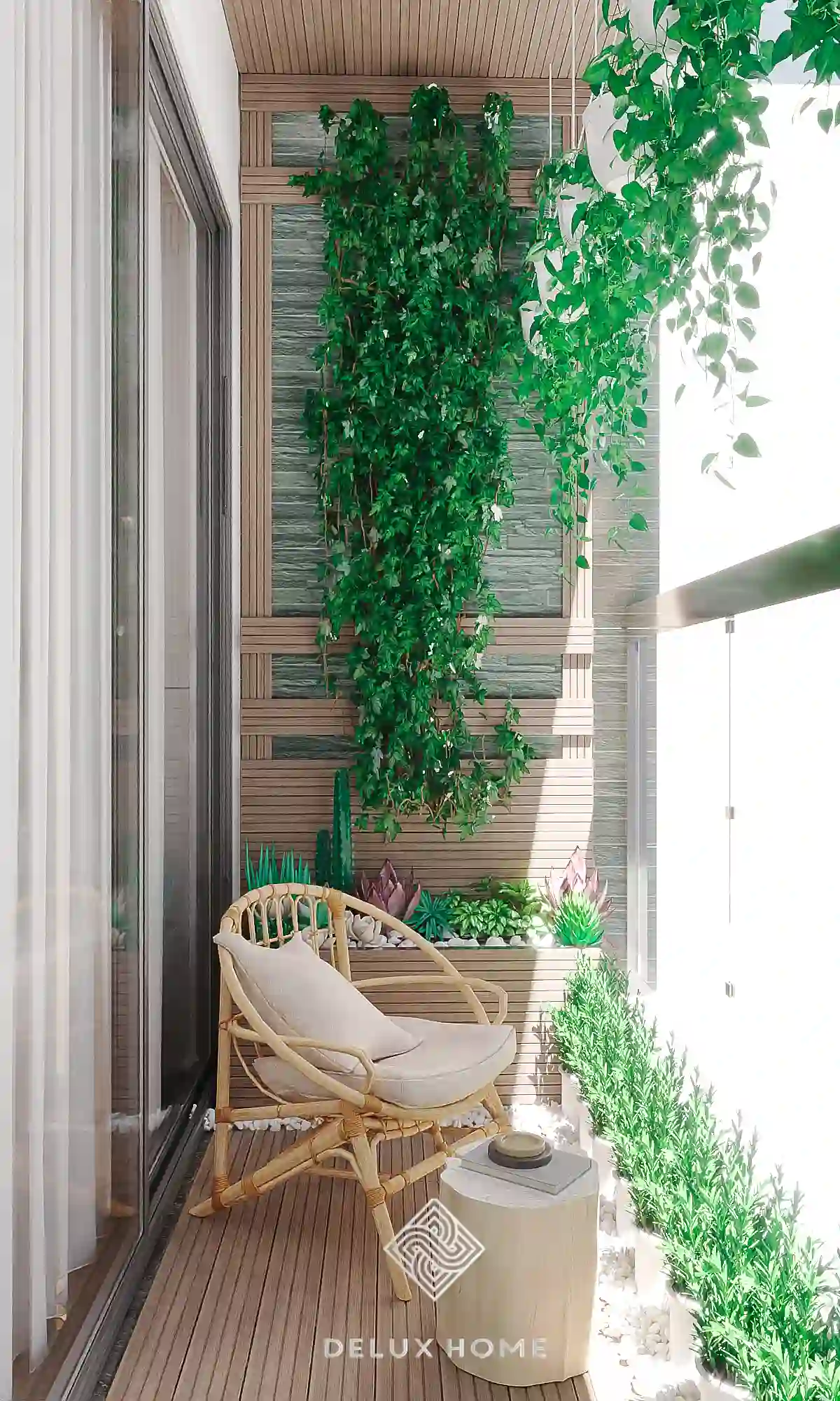 Thiết kế ban công chung cư 100m2