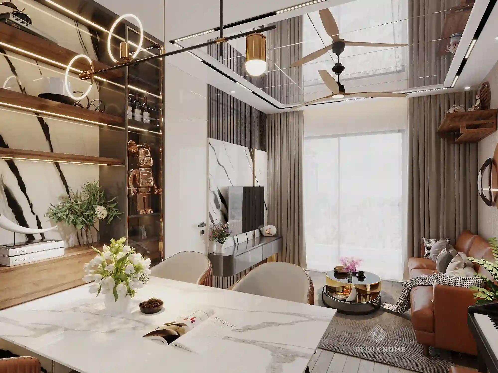 Thiết kế nội thất chung cư 40m2