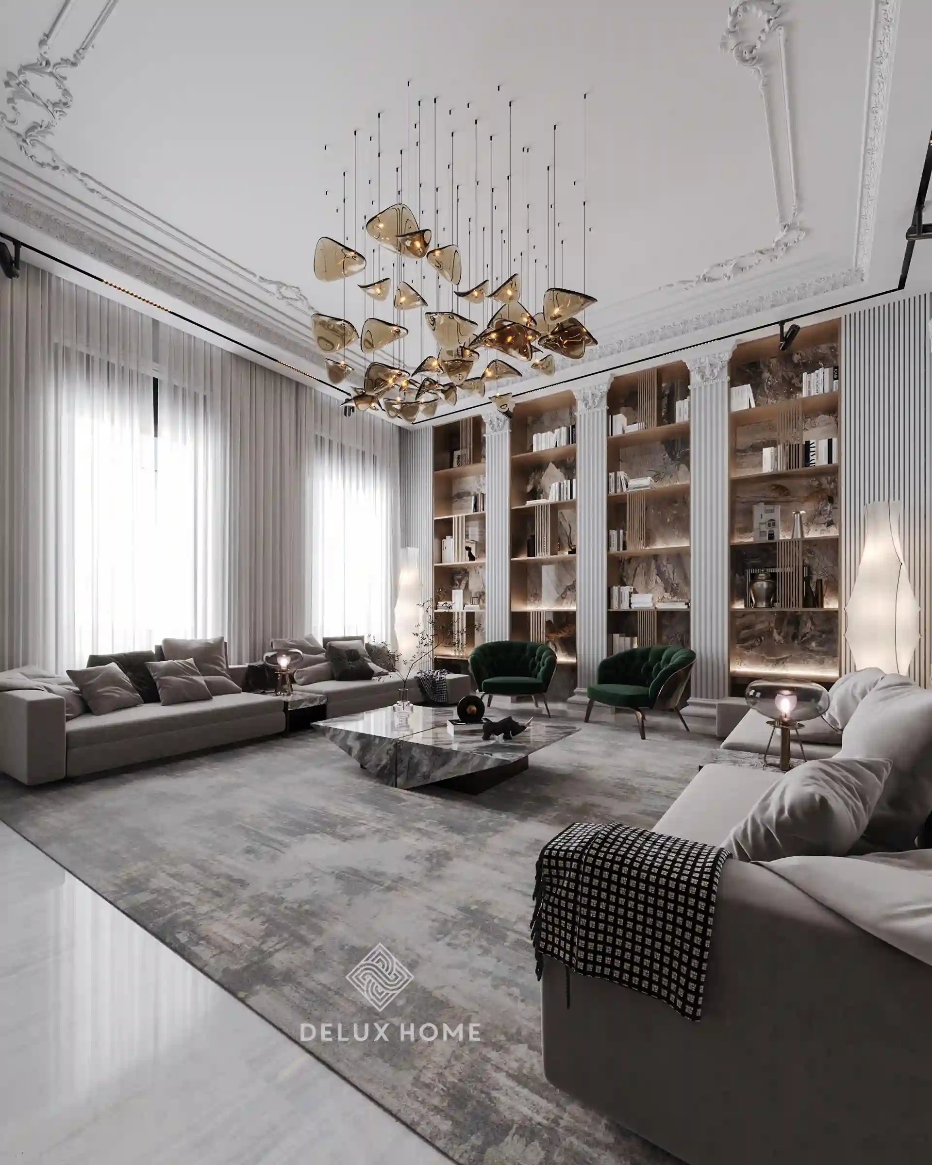 Thiết kế nội thất biệt thự luxury
