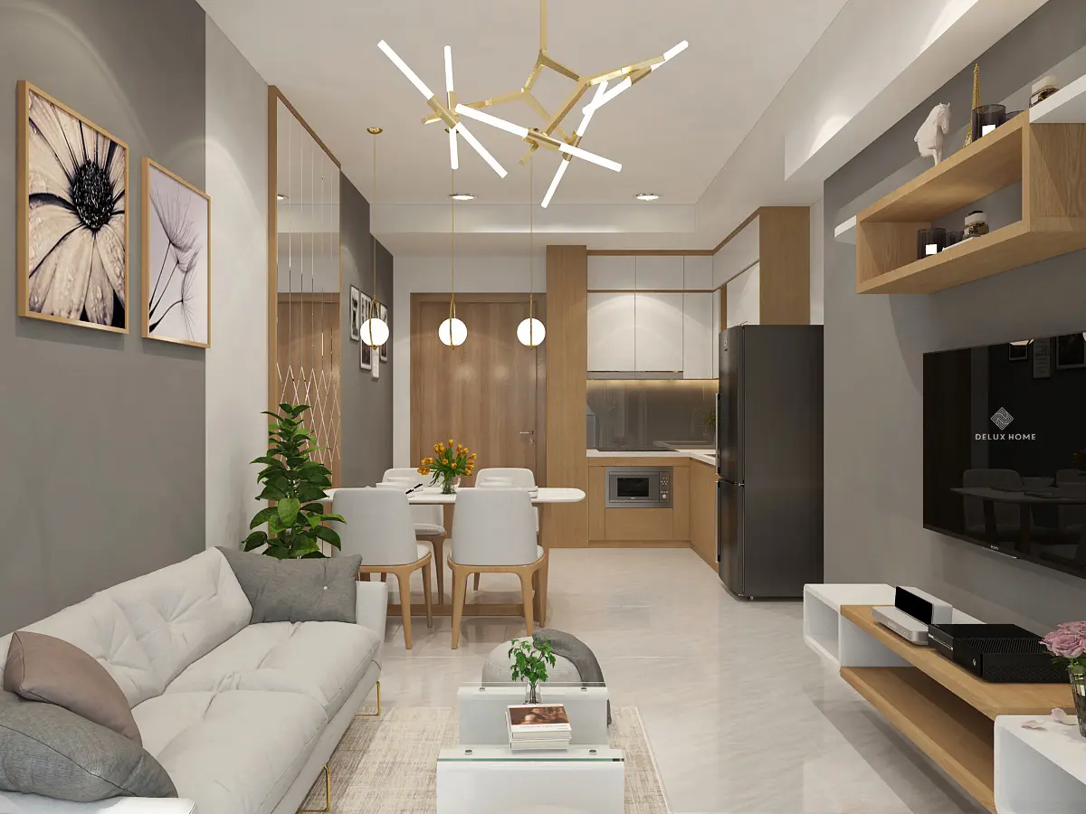Thiết kế nội thất căn hộ chung cư mini 30m2