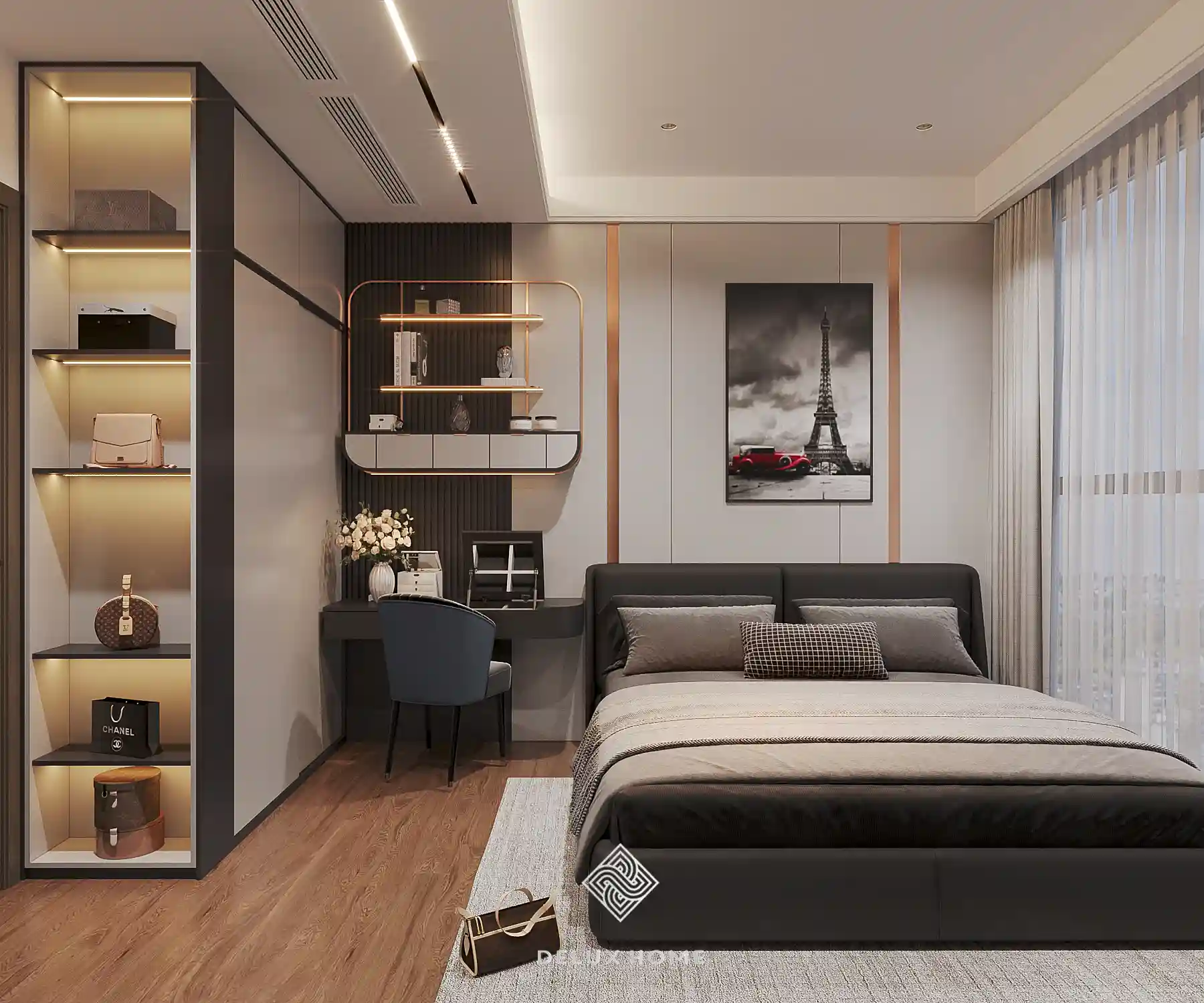 Thiết kế nội thất chung cư 45m2