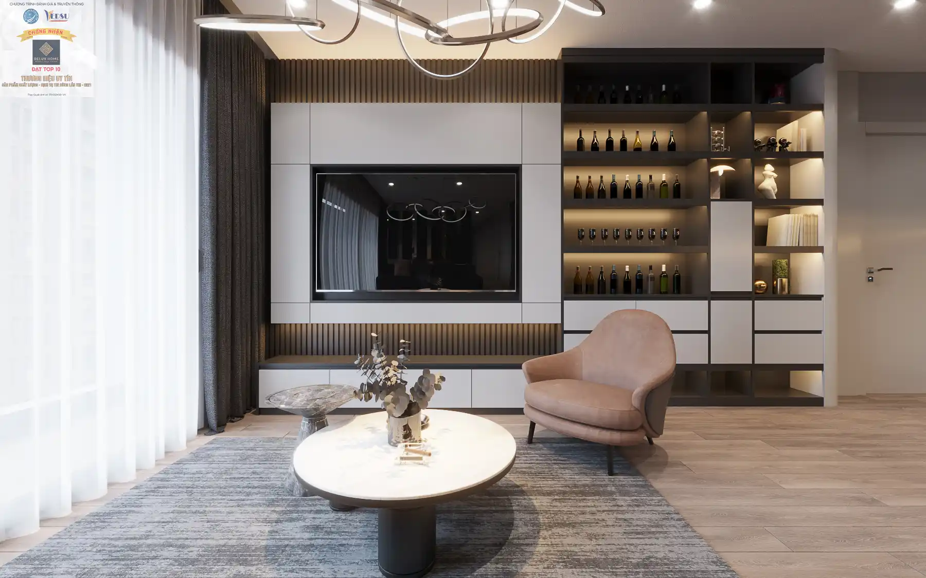 Thiết kế nội thất chung cư 50m2