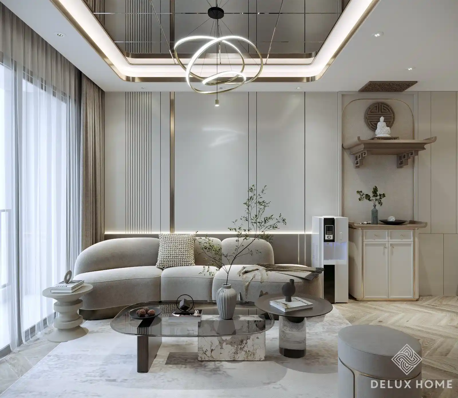 Thiết kế nội thất nhà chung cư 55m2
