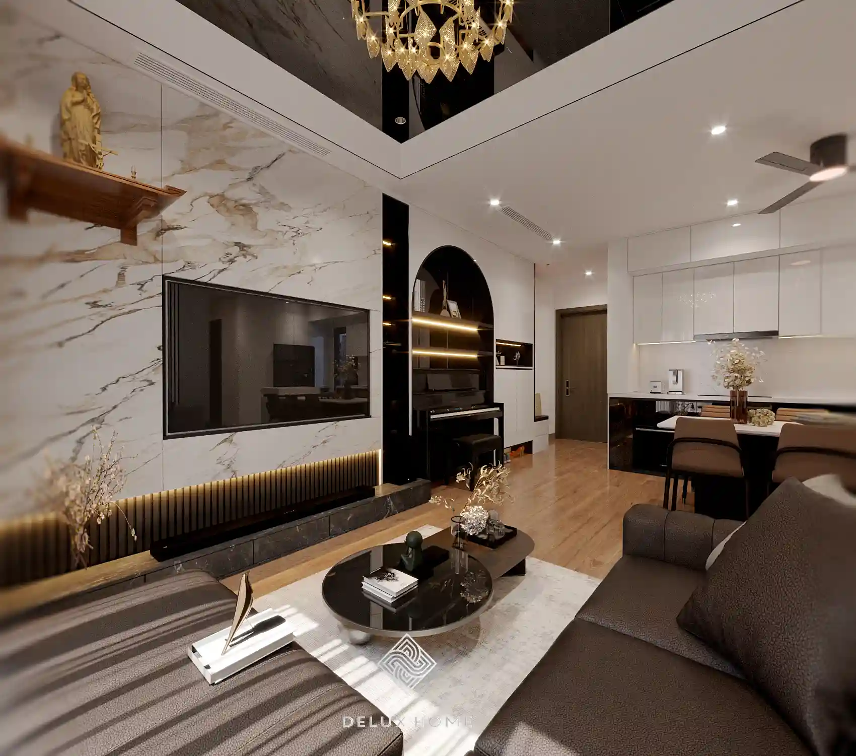 Thiết kế nội thất chung cư 60m2