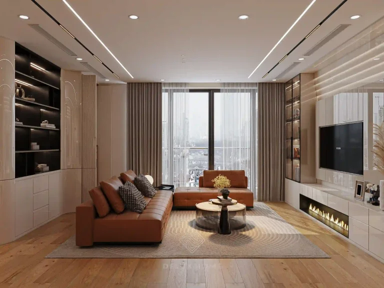 15+ Mẫu thiết kế nội thất chung cư 65m2 đẹp và ấn tượng