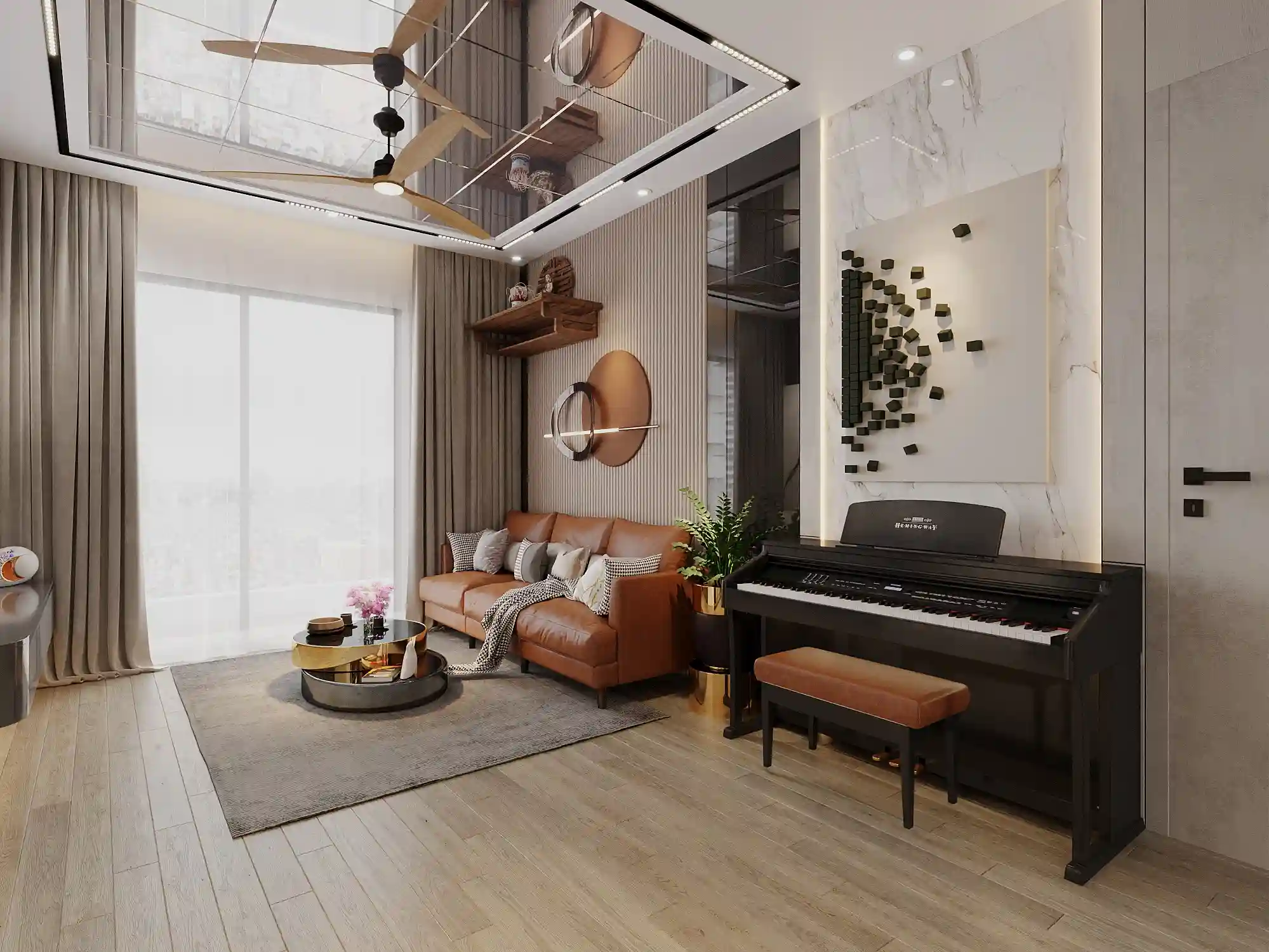 Thiết kế nội thất chung cư 77m2