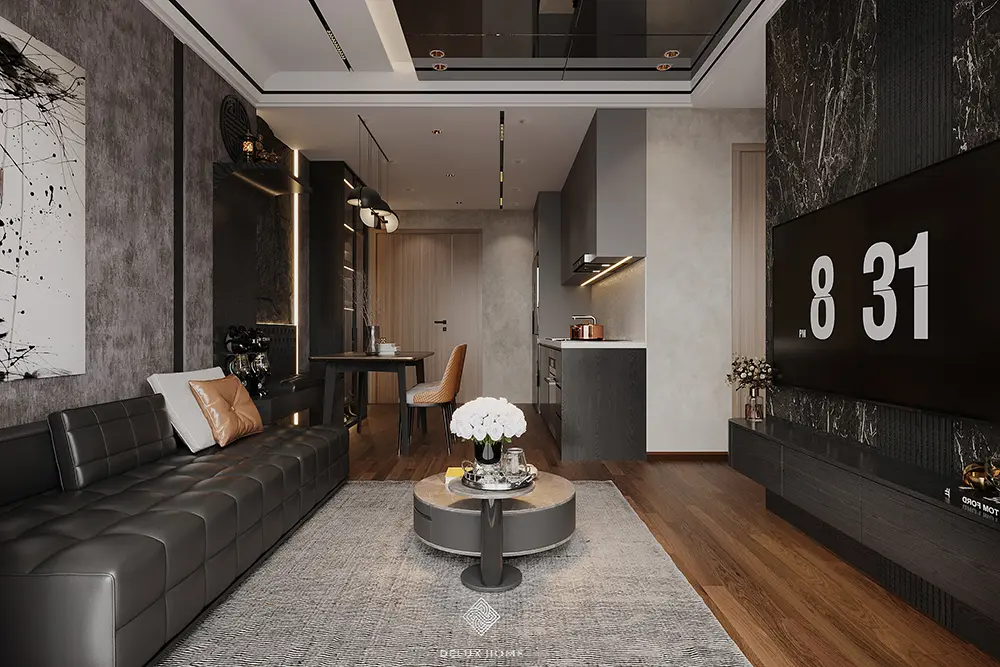 Thiết kế nội thất nhà chung cư 45m2