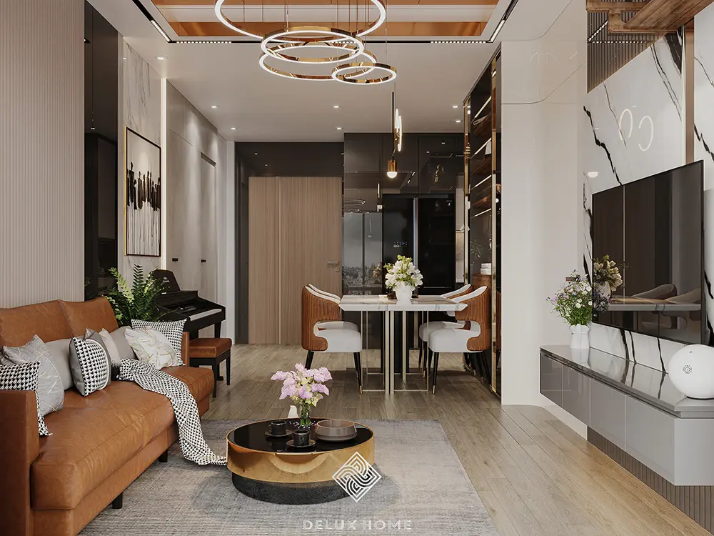 Thiết kế nội thất nhà chung cư 60m2