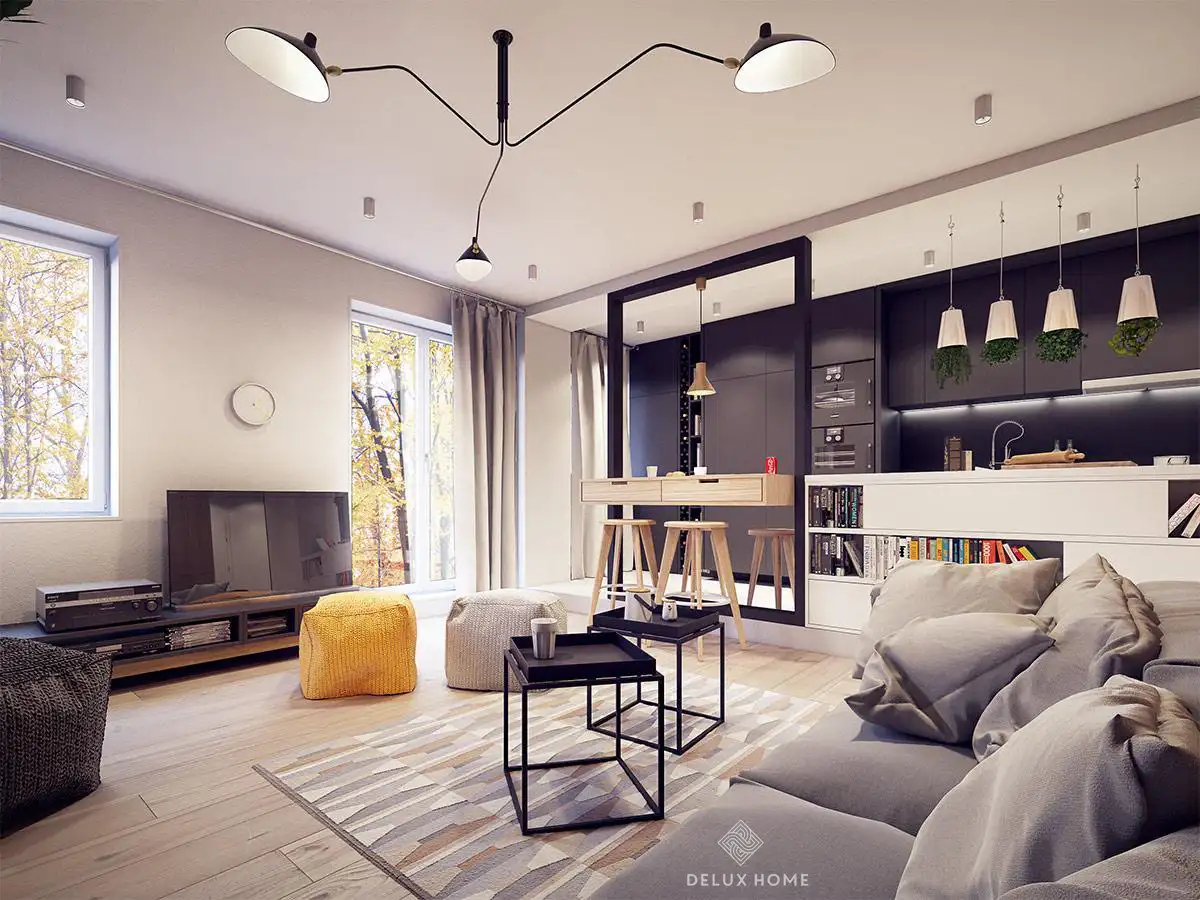 Thiết kế thi công nội thất chung cư 55m2