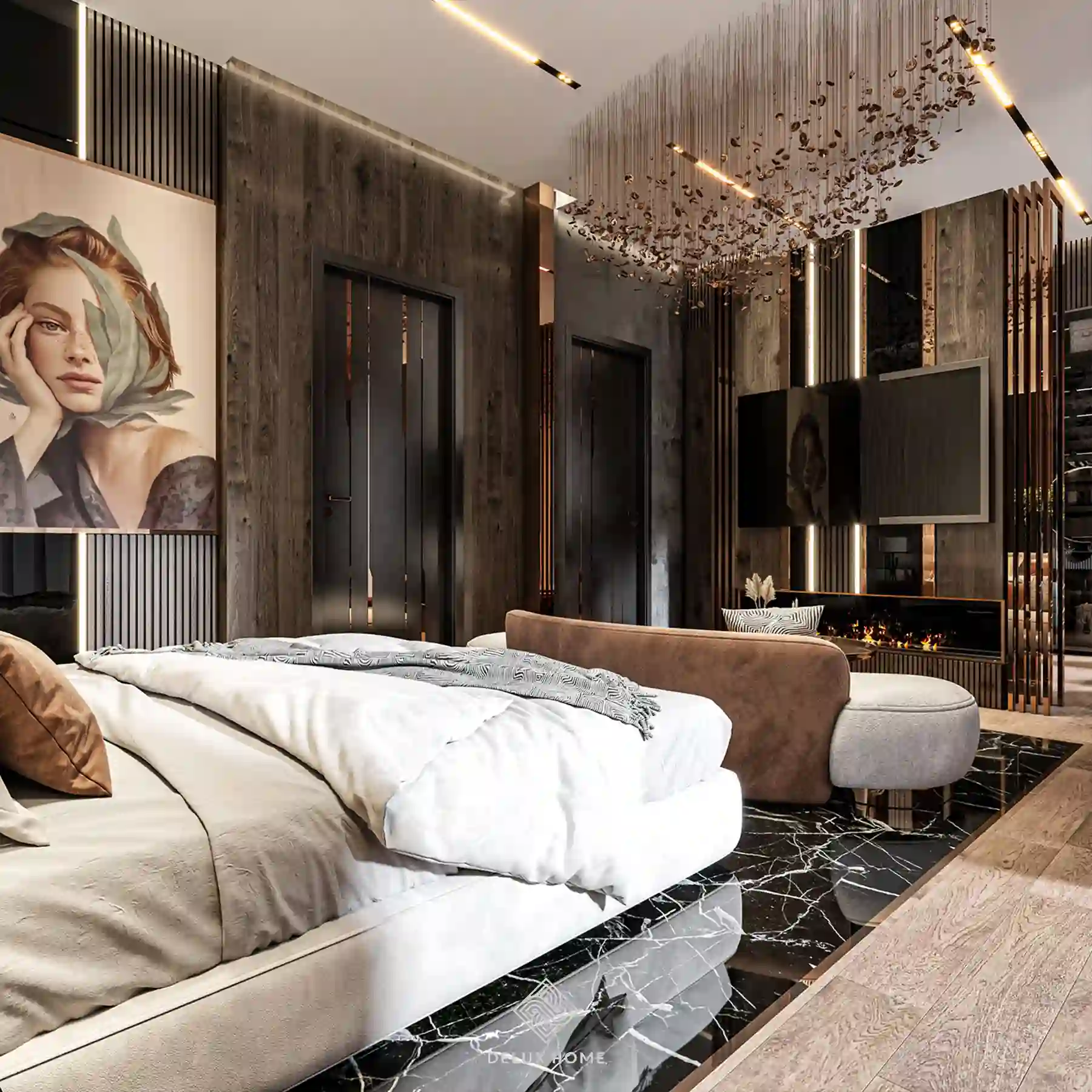 Dự án biệt  thự seren Villa - Anh Hùng - phòng ngủ