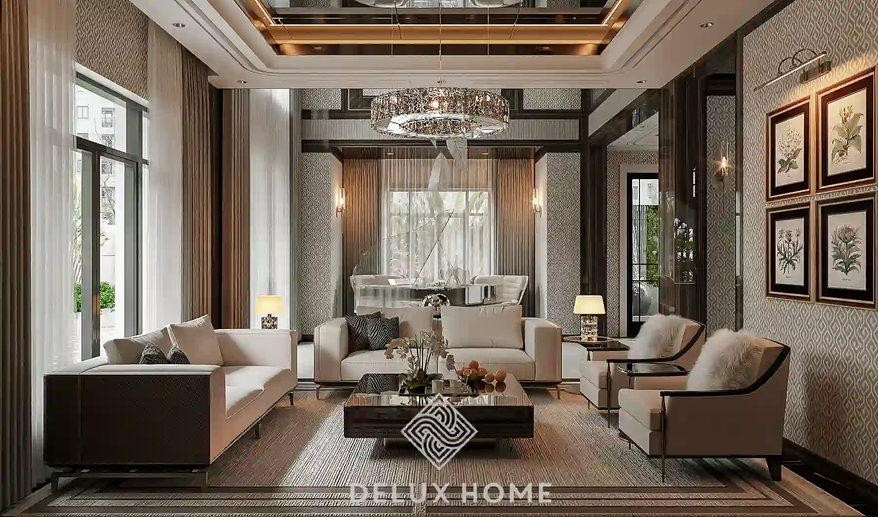 Phòng khách biệt thự