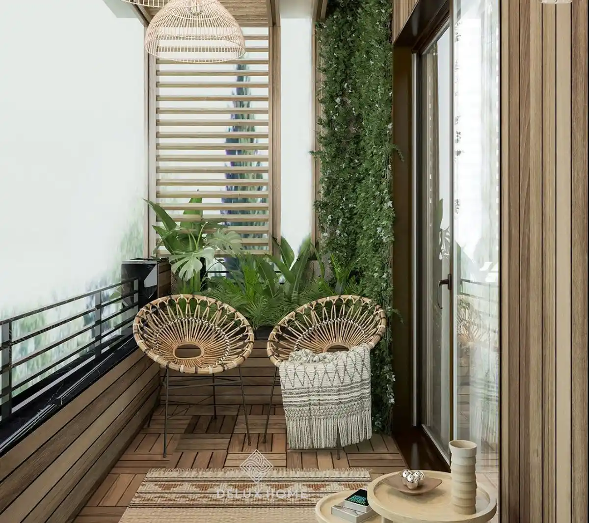 Thiết kế ban công nhà phố đẹp 2024