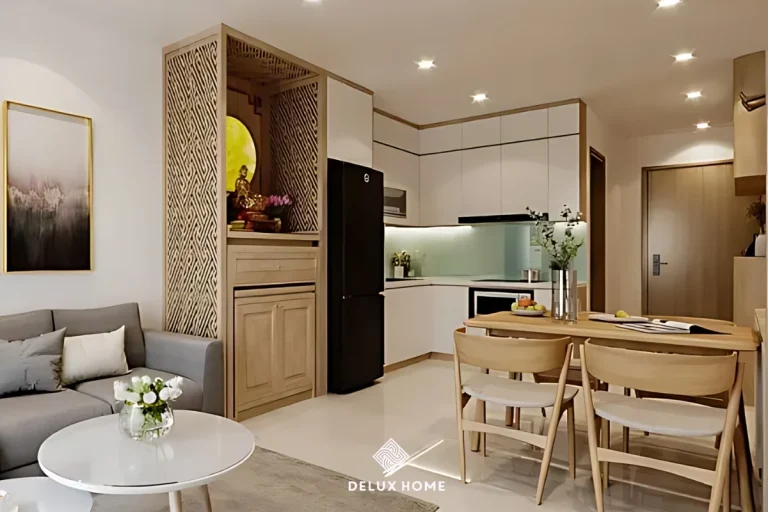 25+ Mẫu thiết kế căn hộ chung cư 50m2 2 phòng ngủ [HOT]