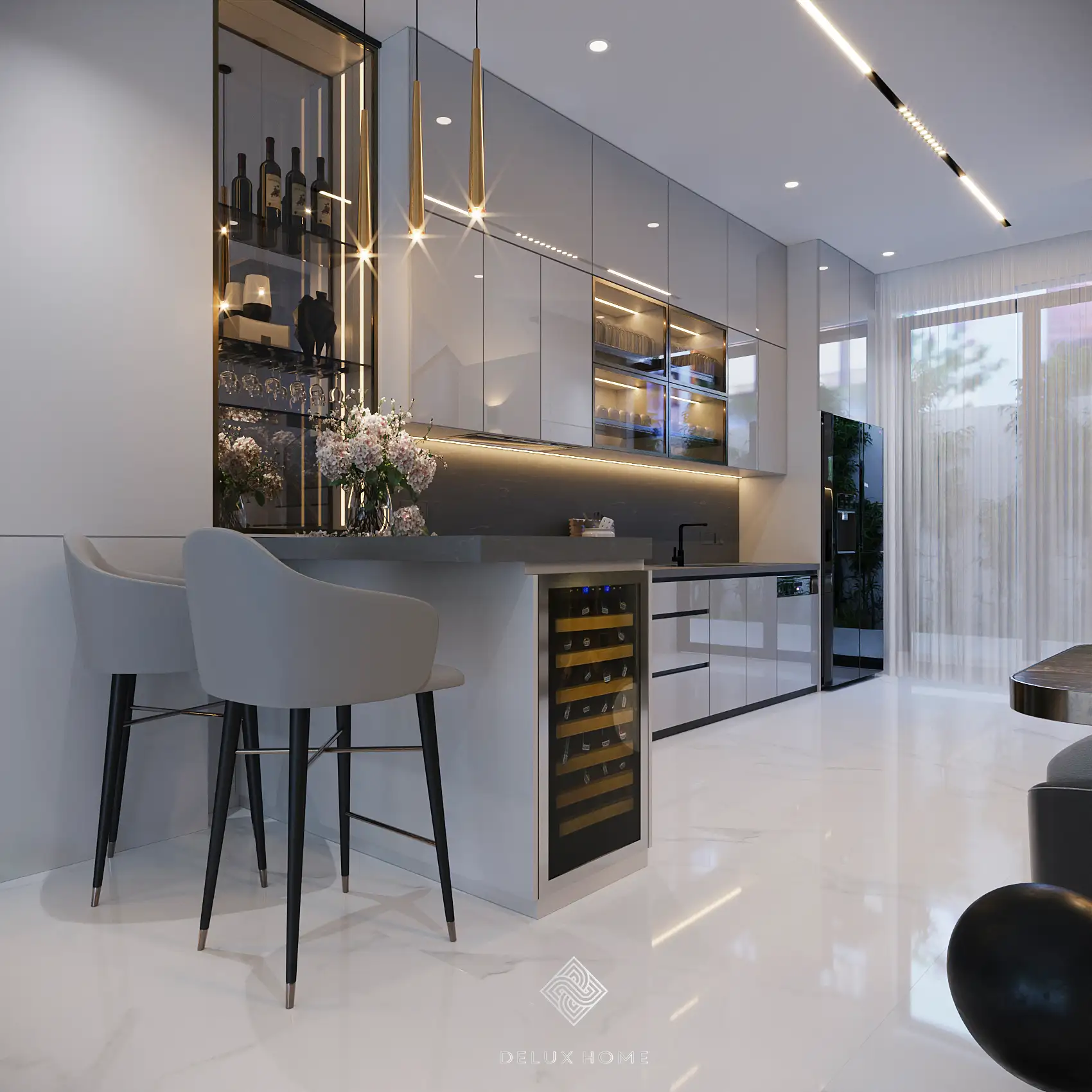 Thiết kế nhà 60m2 2 phòng ngủ