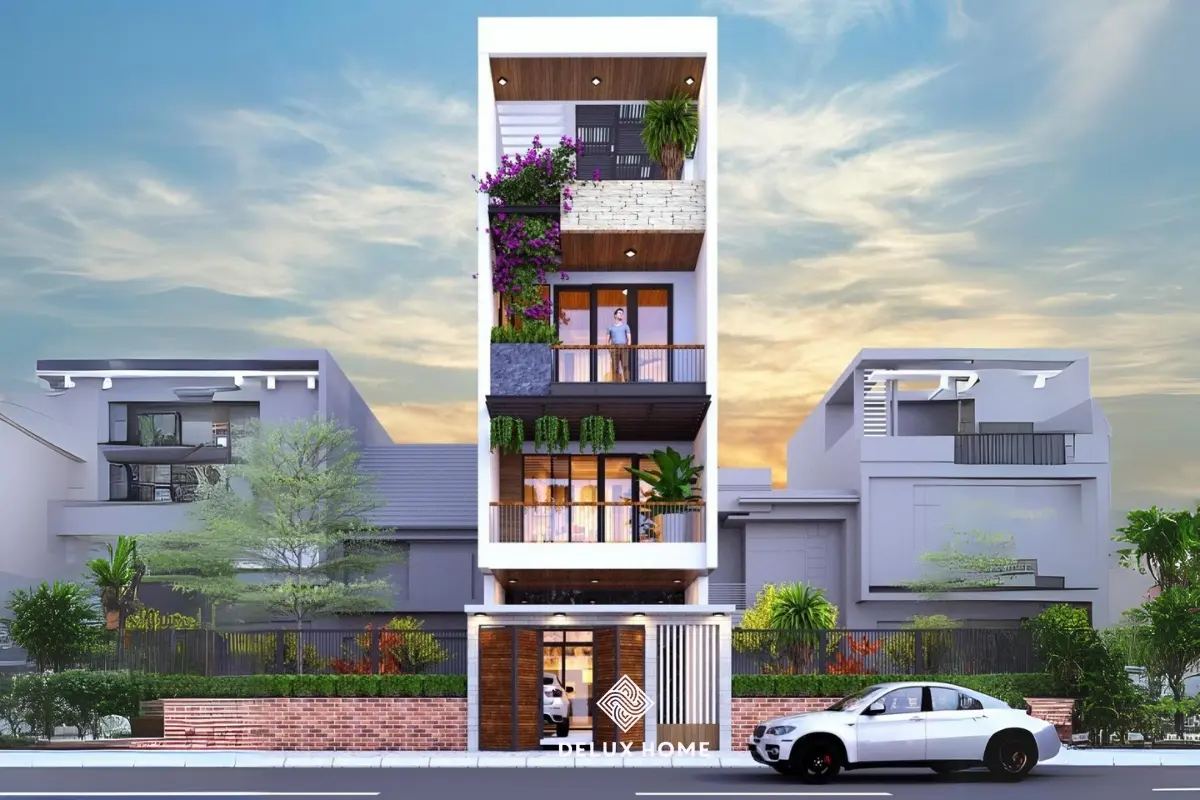 Nhà phố 4 tầng