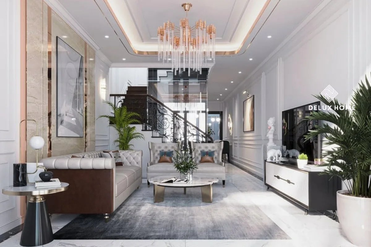 Thiết kế nội thất nhà phố 4 tầng