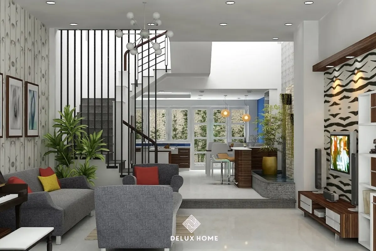 Thiết kế nội thất nhà phố 4 tầng