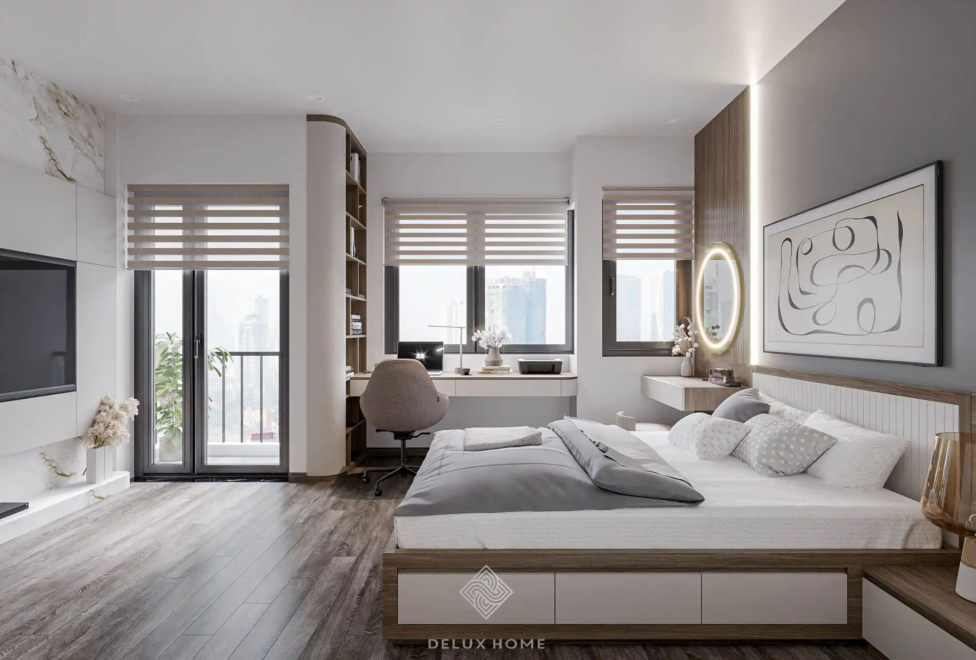 Thiết kế nội thất nhà phố 5m