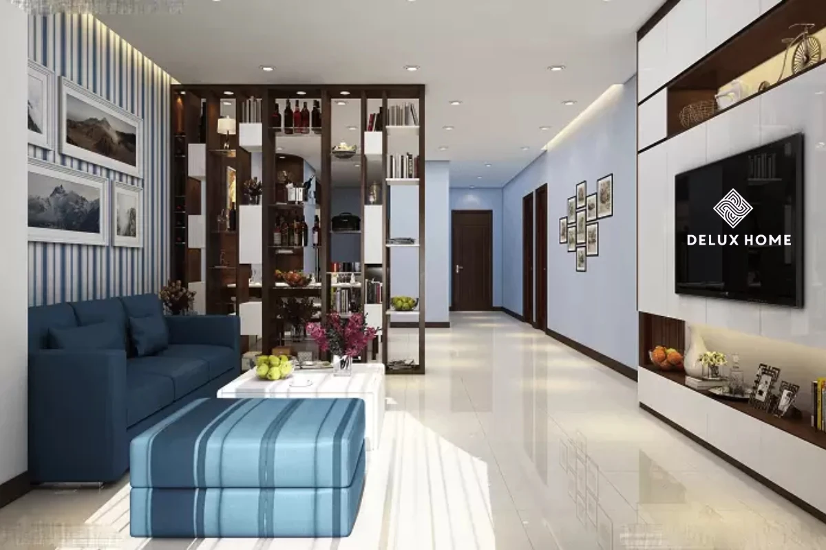 Thiết kế nội thất phòng khách nhà ống