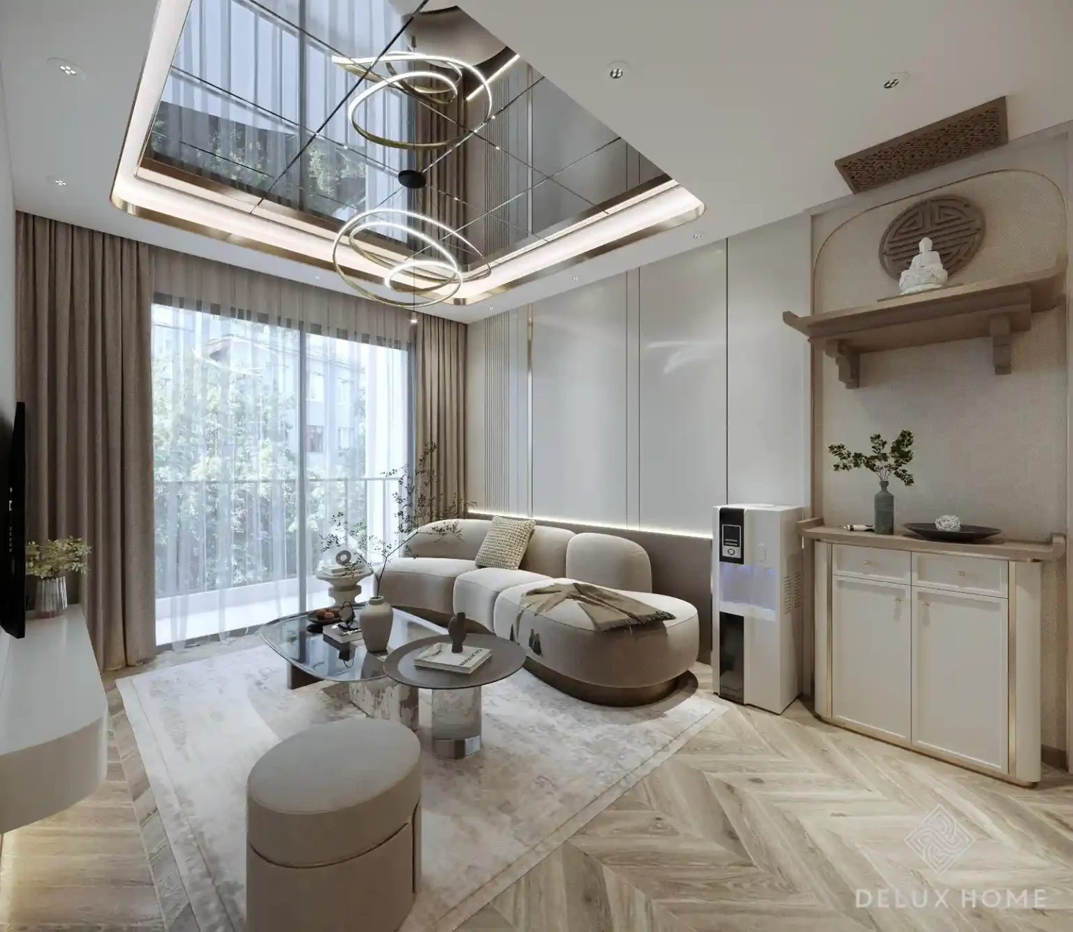 Mẫu thiết kế nội thất phòng khách đẹp