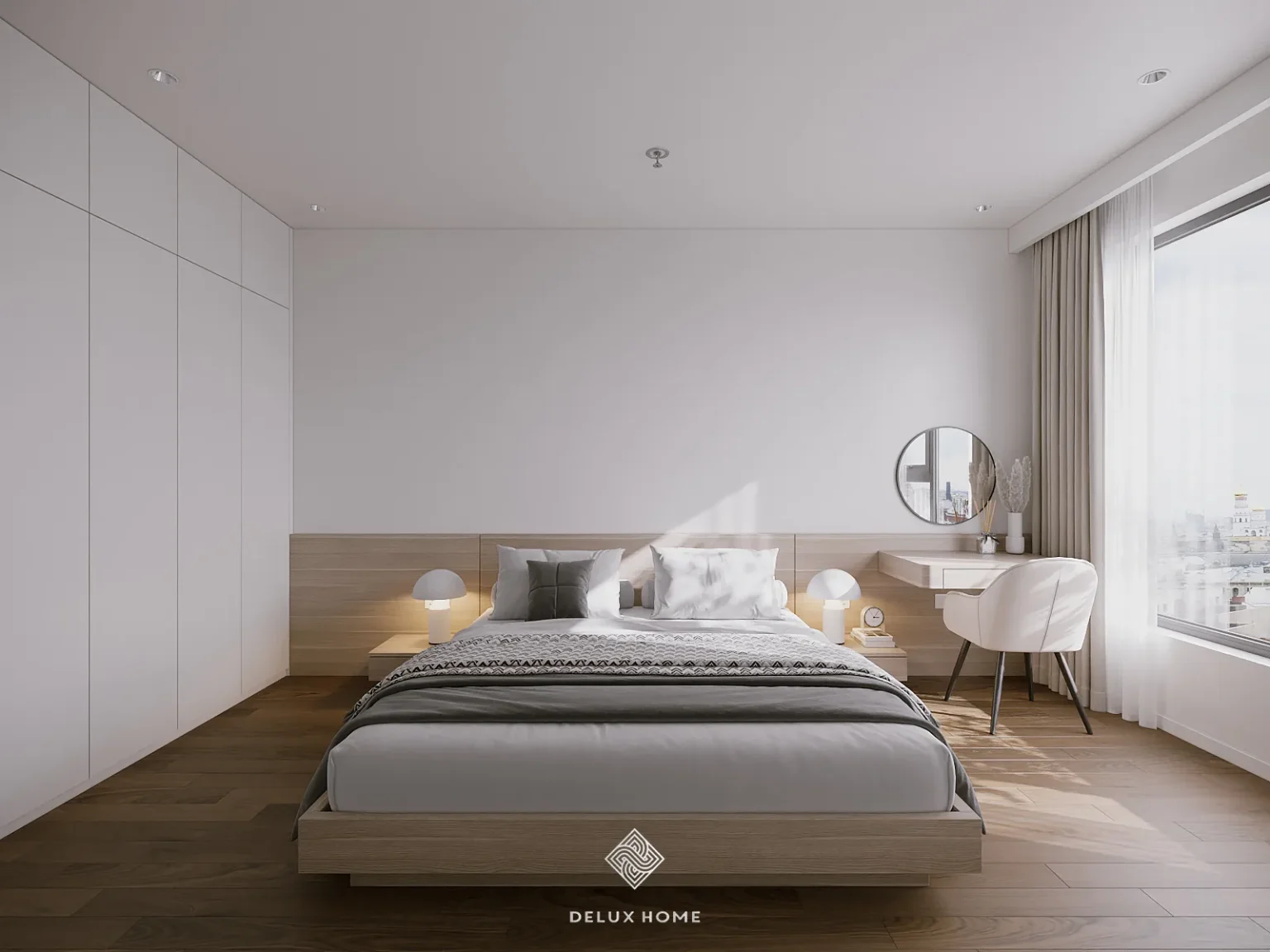 Mẫu thiết kế nội thất chung cư 12m2