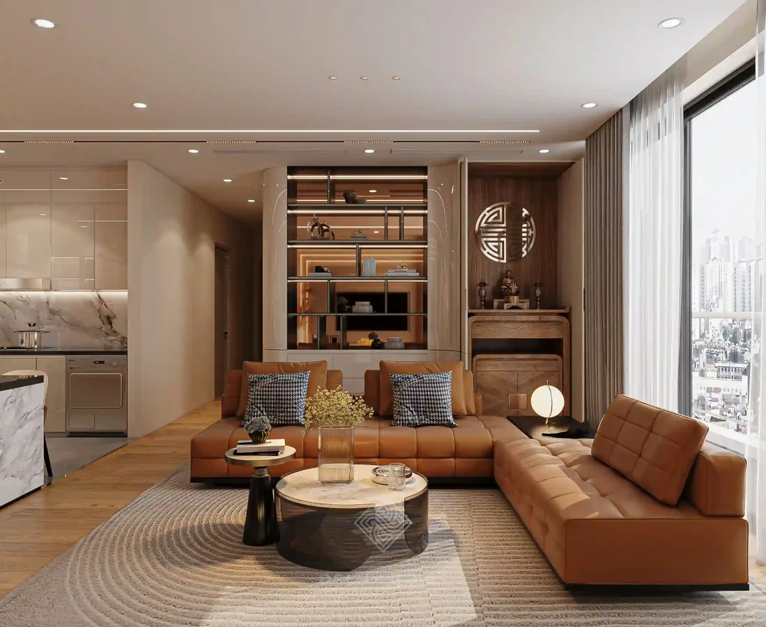 Thiết kế nội thất căn hộ chung cư 90m2