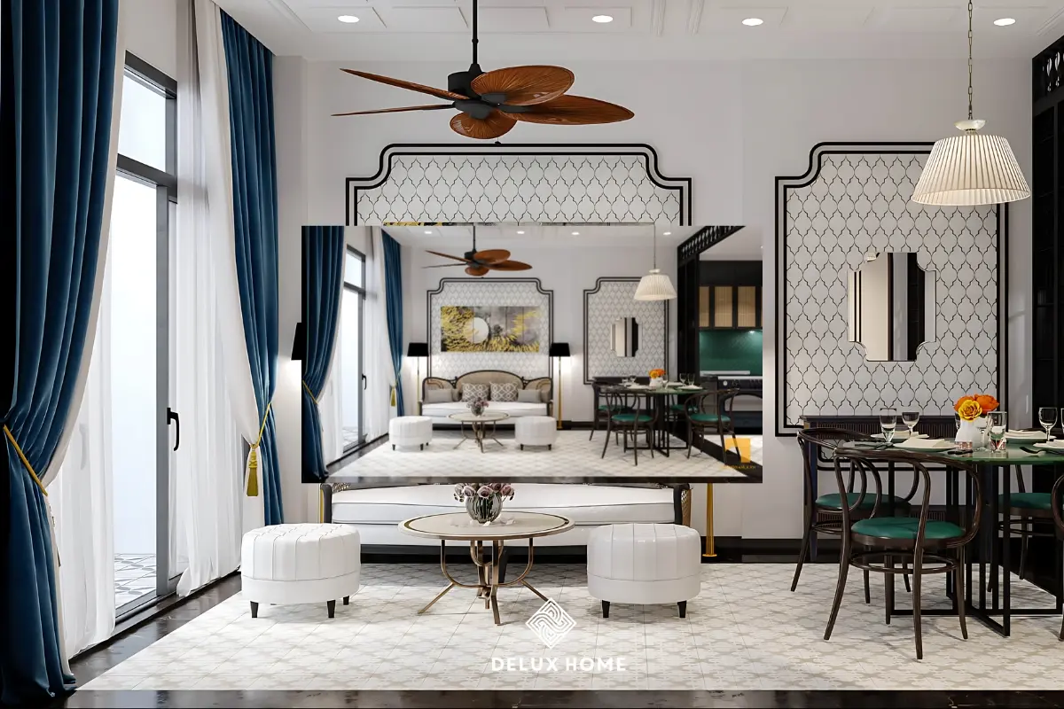 Thiết kế nội thất indochine