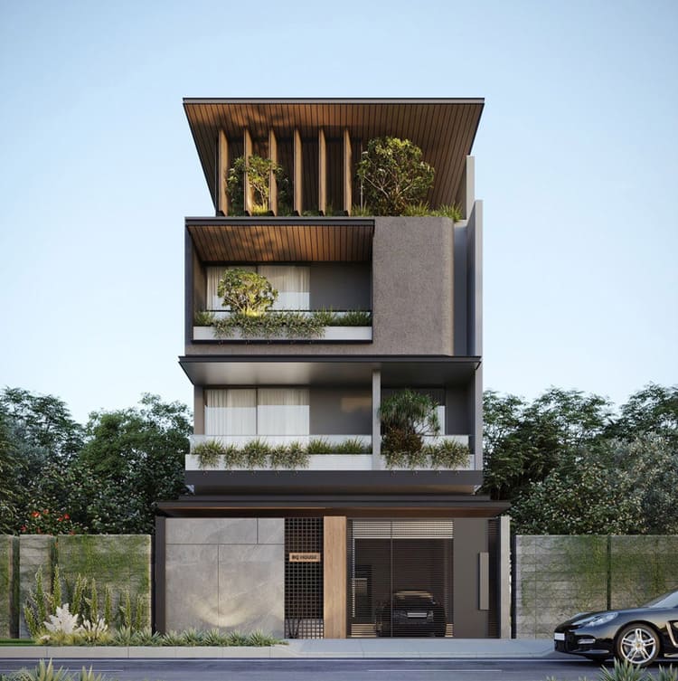 Dự Án Nhà Phố Văn Cao – Không Gian Sống Hiện Đại Được Hoàn Thiện Bởi Delux Home